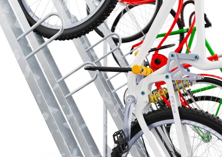 SecurePro Semi Vertical Bike Rack