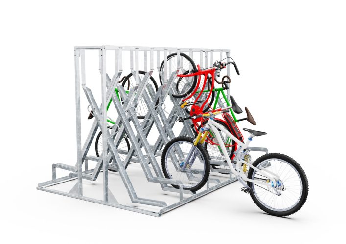 SecurePro Semi Vertical Bike Rack
